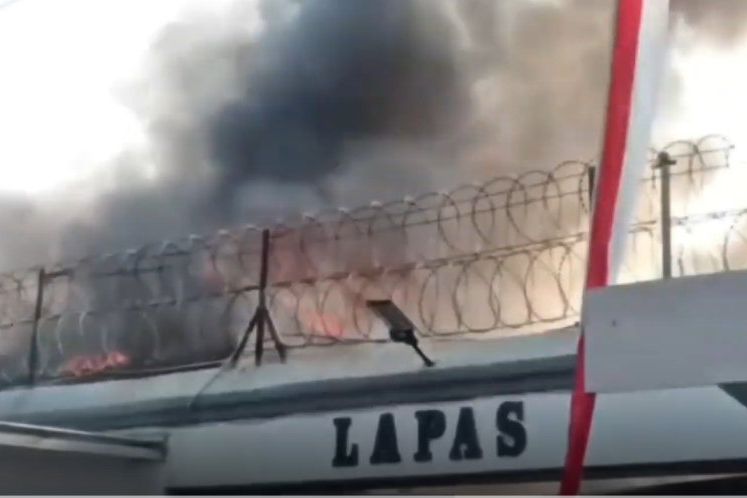 Gedung Aula Lapas Ngawi Terbakar, Sumber Api dari Penampungan Sampah