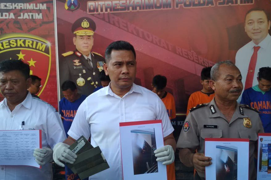Polda Jatim Bekuk Penadah Komplotan Curanmor Antar Kota