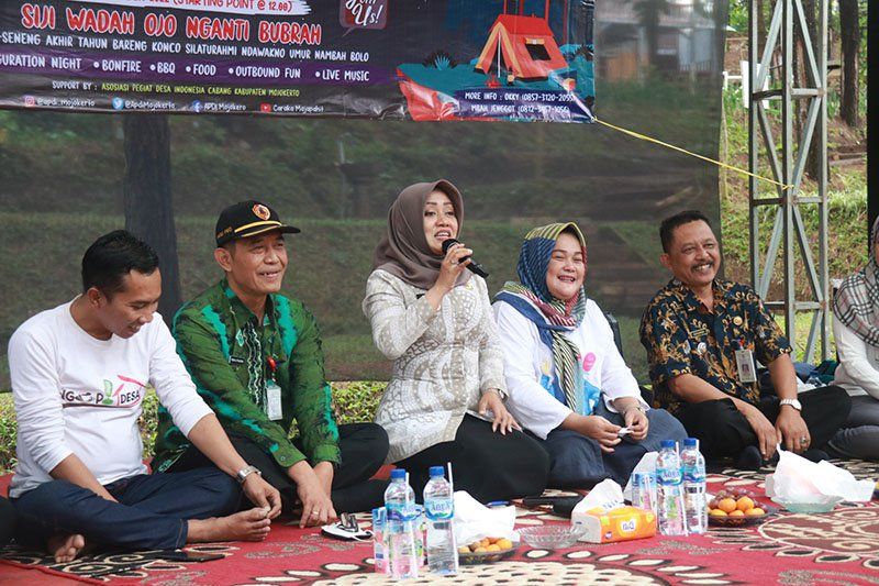 Bupati Mojokerto Hadiri Camping Fun Pegiat Desa Indonesia, Ini Pesan Untuk APDI