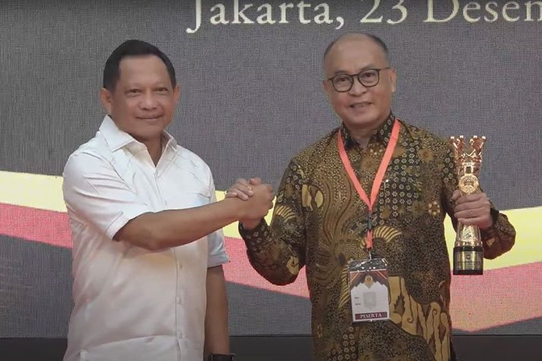 Kota Mojokerto Peringkat Pertama Kota Terinovatif dalam Innovative Government Award 2022.