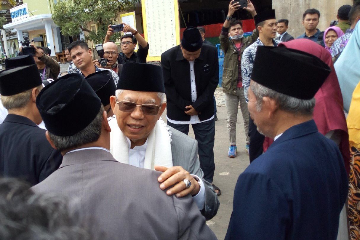 Pesan Ma'ruf Amin Buat Ortu Beranak Tiga atau Lima