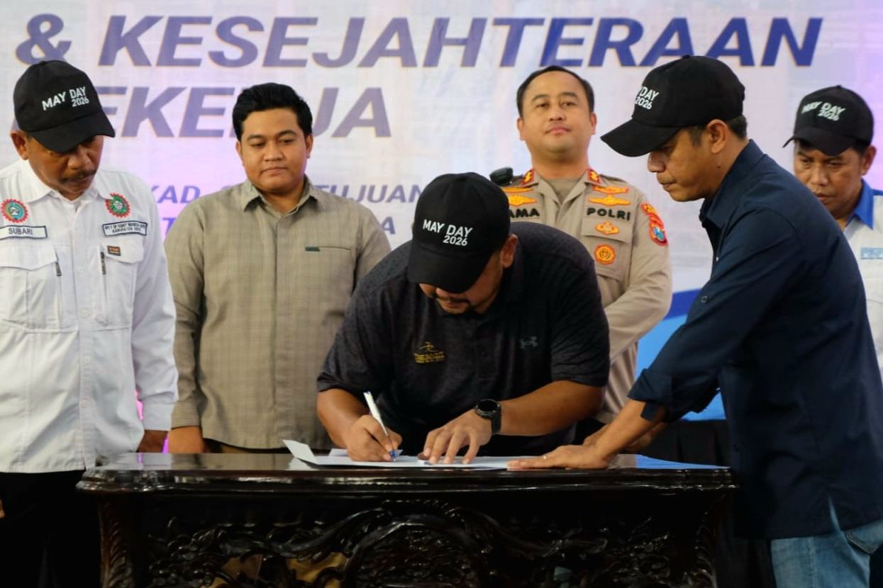Pemkab Gresik Janjikan 60 Persen Tenaga Kerja Lokal dan Investasi pada May Day 2026