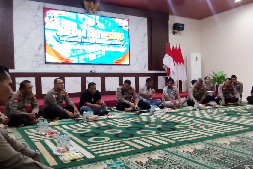 Polres Mojokerto dan Media Bersinergi Jaga Akurasi Informasi