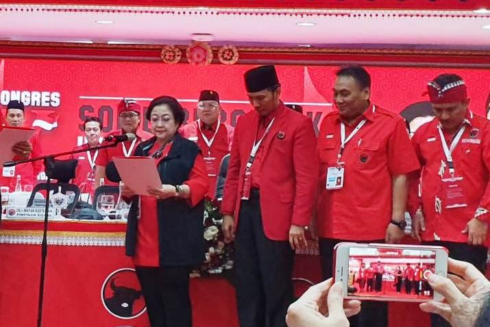 Aklamasi, Megawati Kembali Jabat Ketum PDIP Periode 2019-2024