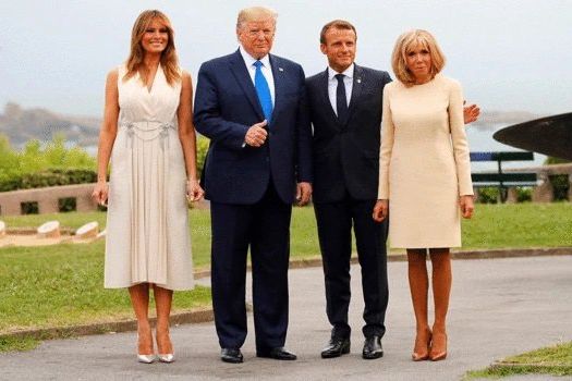 Ini Harga Outfit Melania Trump dan Brigitte Macron