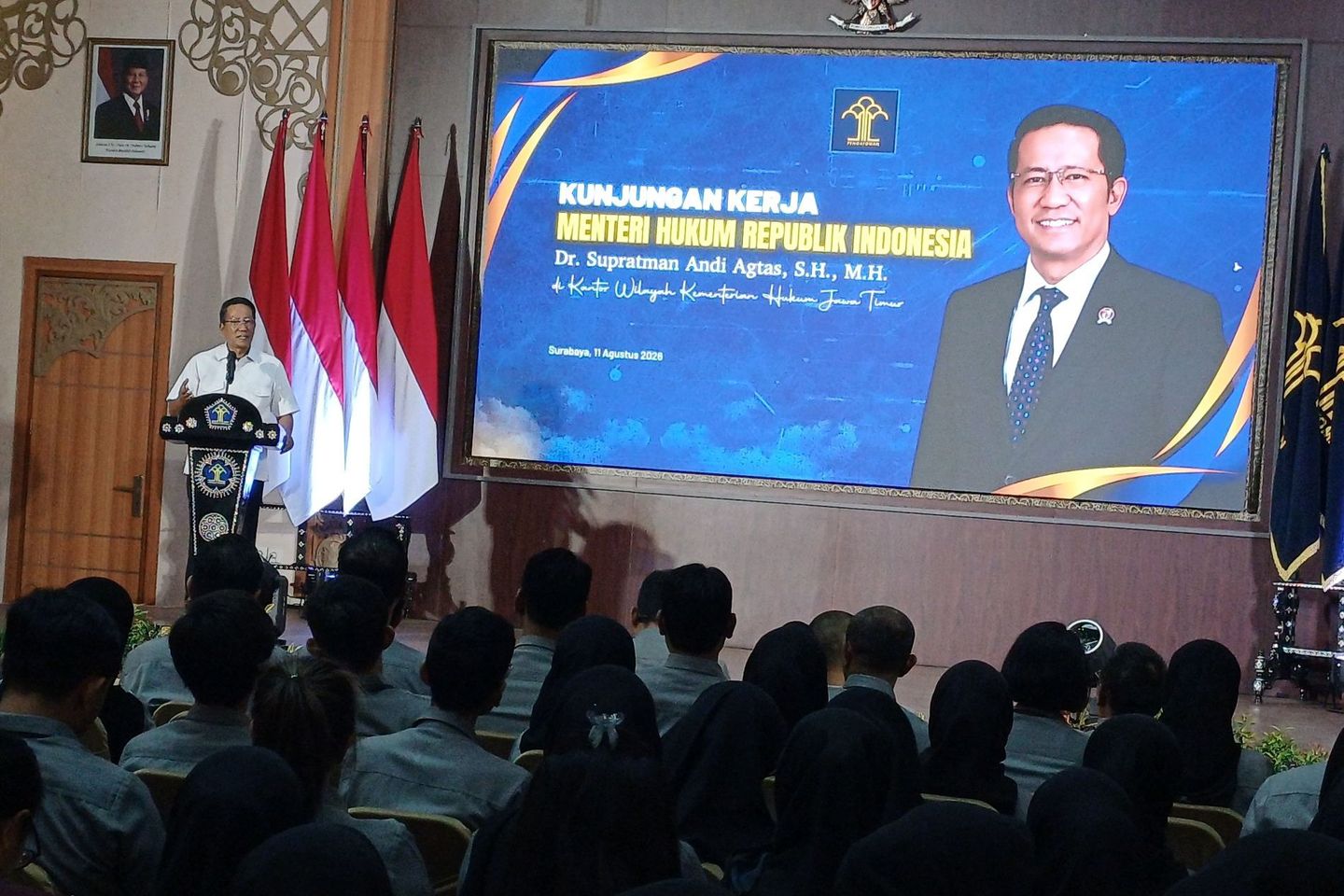 Pegawai Kemenkum Kini Bisa Pilih Kakanwil, Jatim Jadi Pilot Project
 