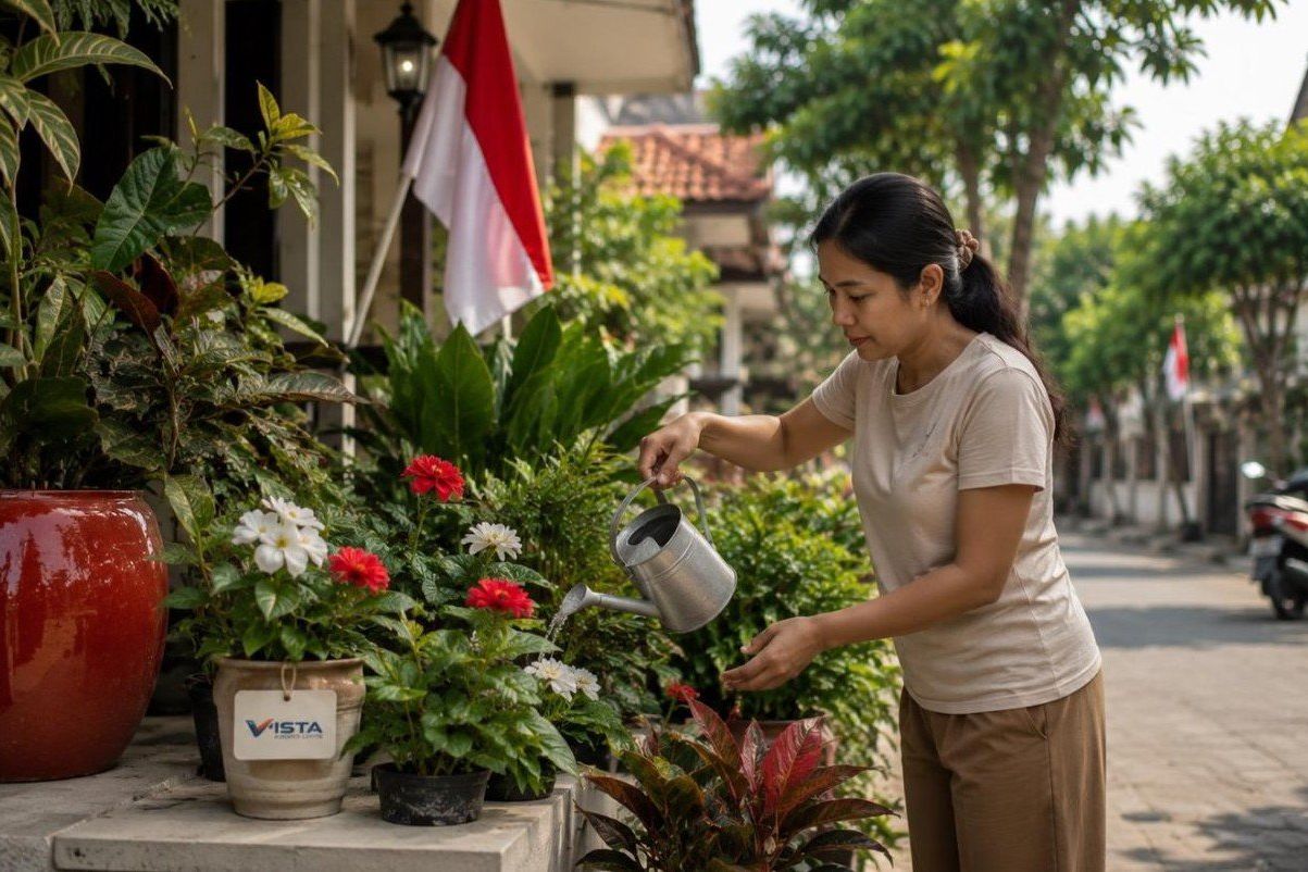 Tanaman Merah Putih untuk Mempercantik Halaman Rumah