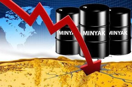 Harga Minyak Mentah Turun