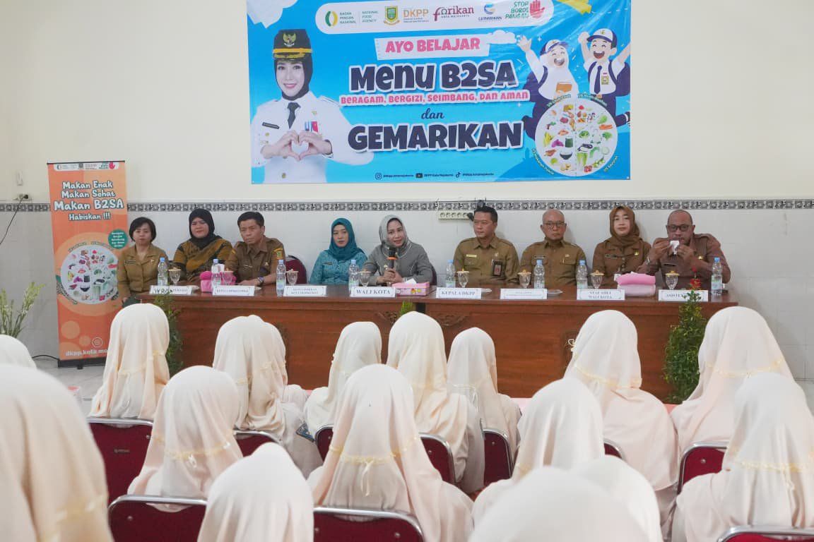 Ajak Pelajar Konsumsi Makanan Sehat, Pemkot Mojokerto Gulirkan B2SA ke Sekolah