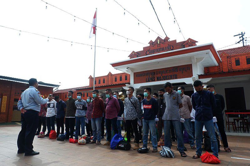 Tak Bertingkah, 30 Napi Narkotika Lapas Mojokerto Bebas Bersyarat