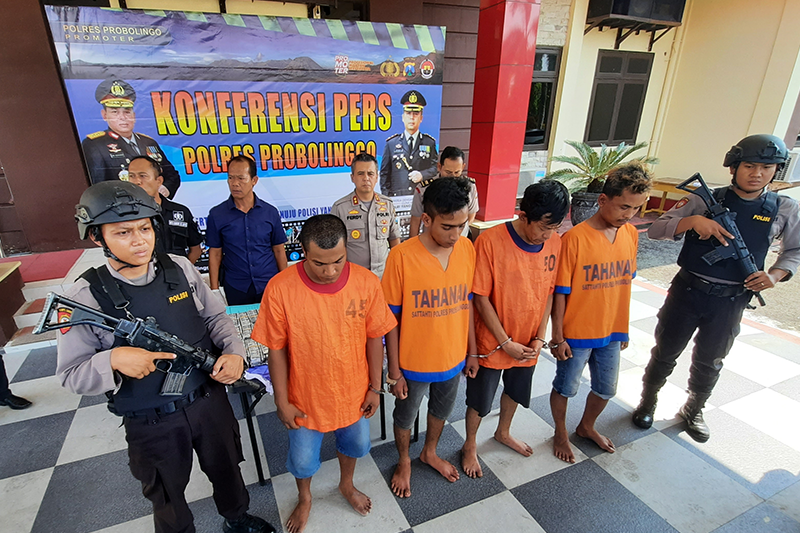 Ponorogo Amankan 19 Orang, Probolinggo 4 Pengedar Ditangkap
