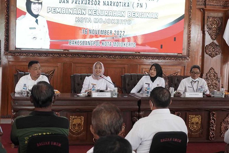 Berantas Narkoba di Kota Mojokerto, Ning Ita Ajak Semua Pihak Ikut Aktif Bersinergi