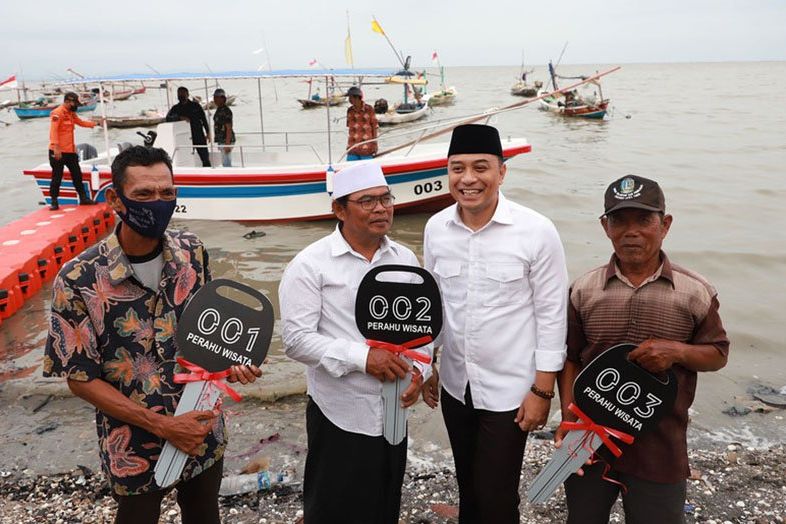 Jadi Destinasi Wisata Baru di Surabaya, Nelayan Dapat Bantuan Perahu Wisata 