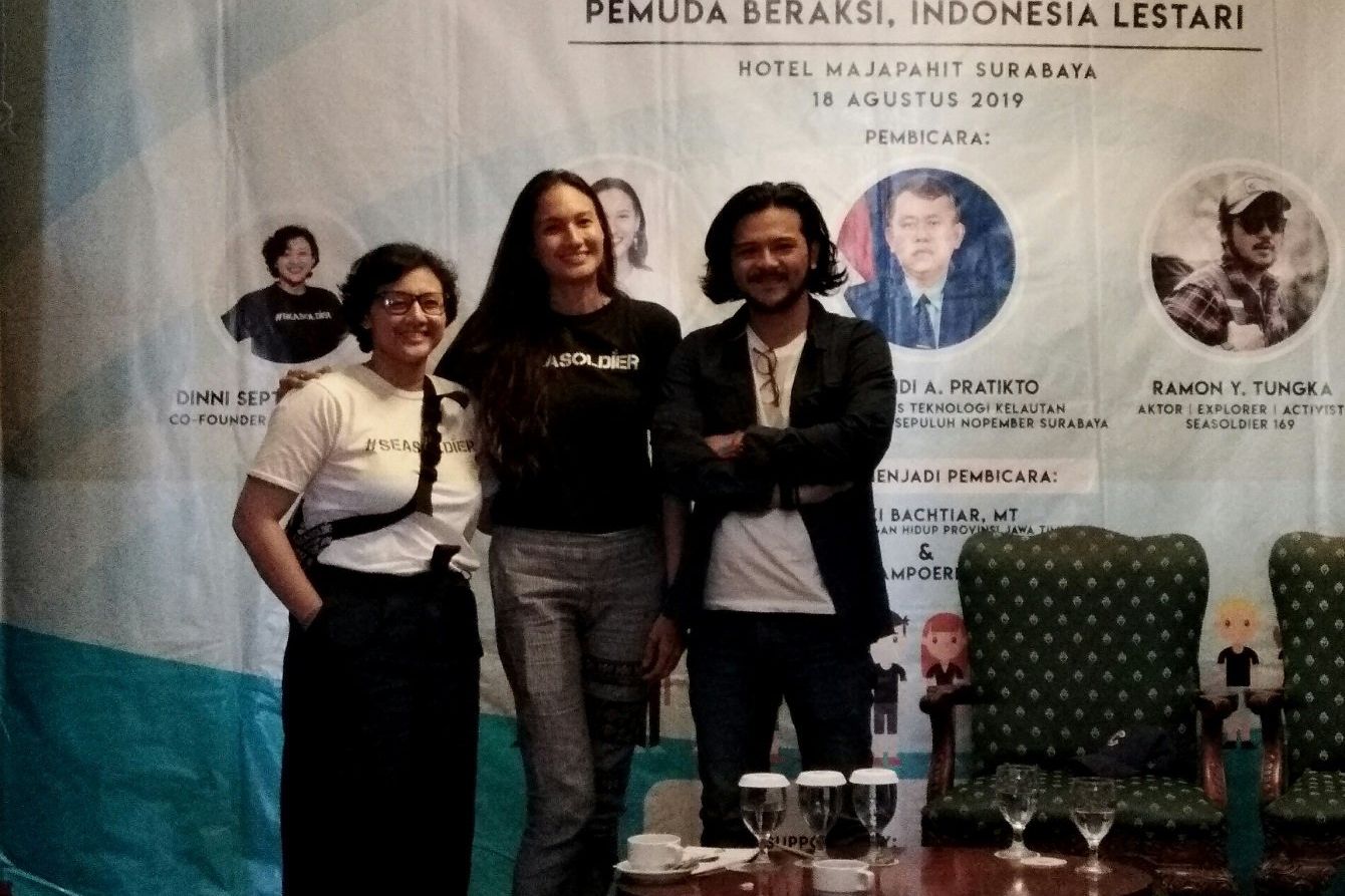 Nadine Chandrawinata Ajak Masyarakat Lebih Peduli Sampah dan Biota Laut