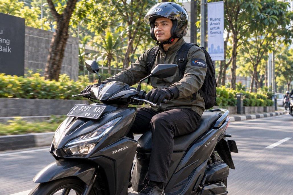 Posisi Berkendara Motor Bantu Tubuh Lebih Nyaman
 
