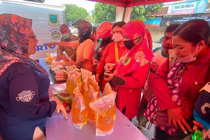 Diskopukmperindag Kota Mojokerto Gelar Operasi Pasar Kebutuhan Pokok
