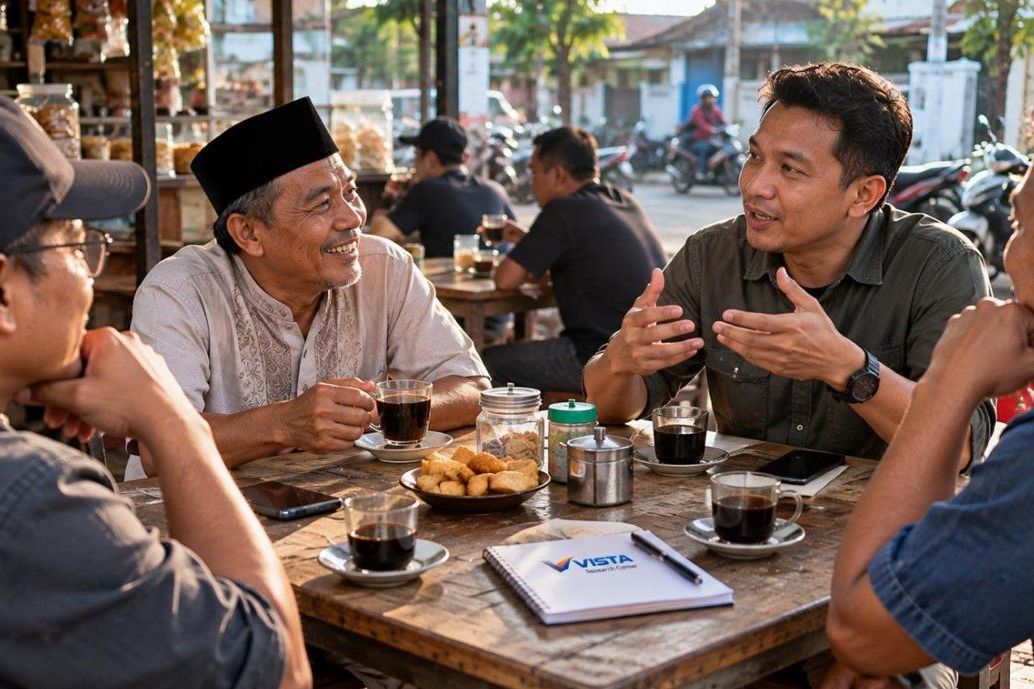 Warung Kopi Jadi Ruang Sosial Lintas Generasi