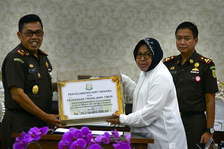 Pemkot Surabaya dengan Kejaksaan Berhasil Selamatkan Aset 56 Hektar