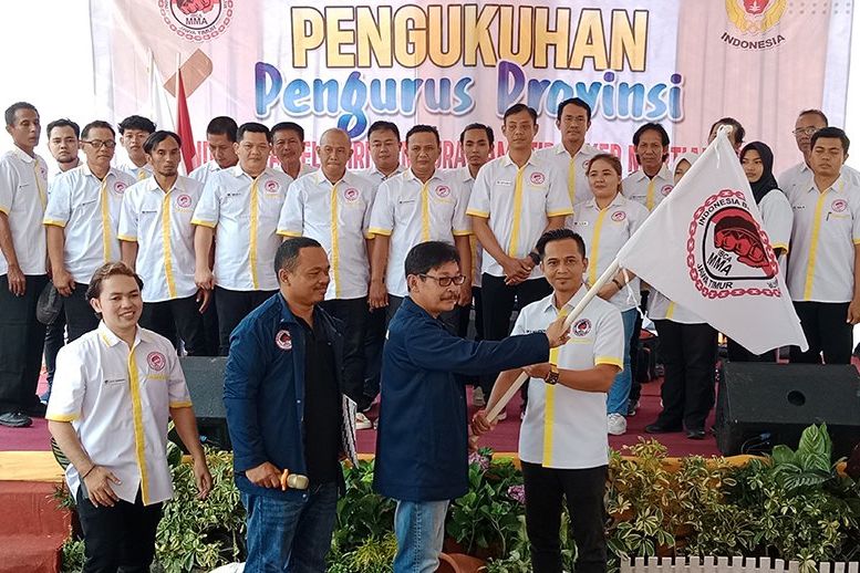 Jaring Petarung Berprestasi, Pengurus IBCA MMA Jatim  Dikukuhkan