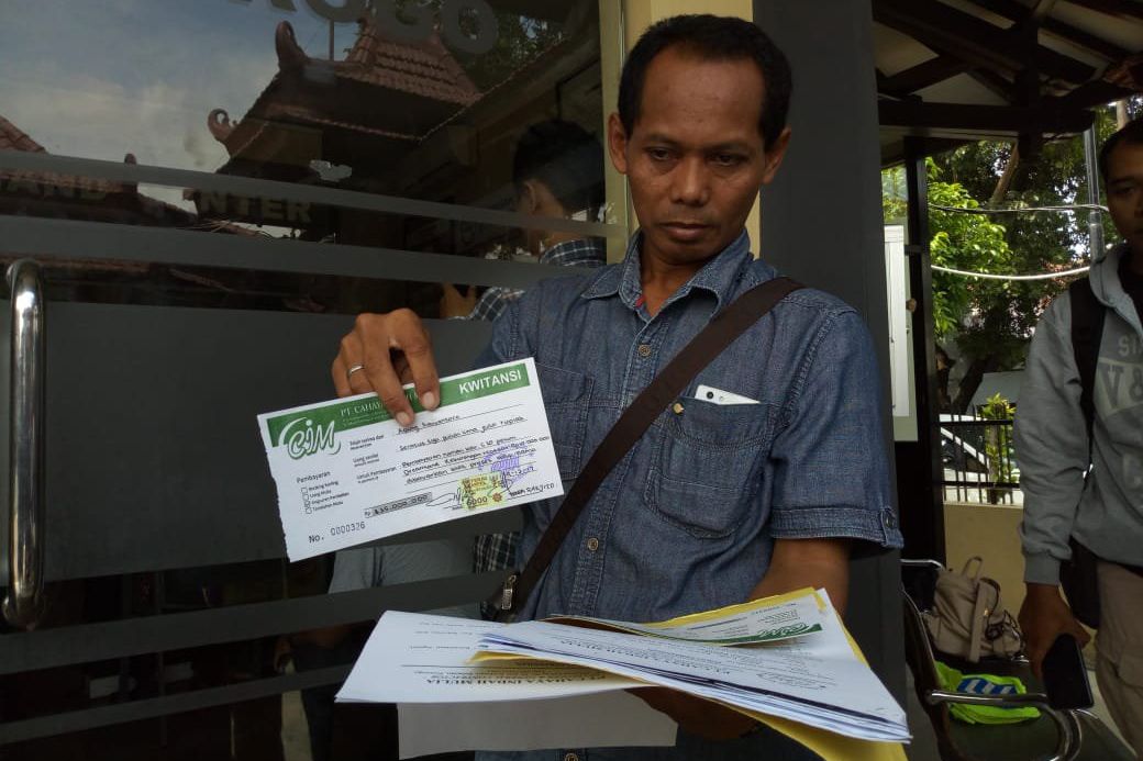 Merasa Ditipu, Puluhan Warga Ponorogo Polisikan PT Cahaya Indah Mulia