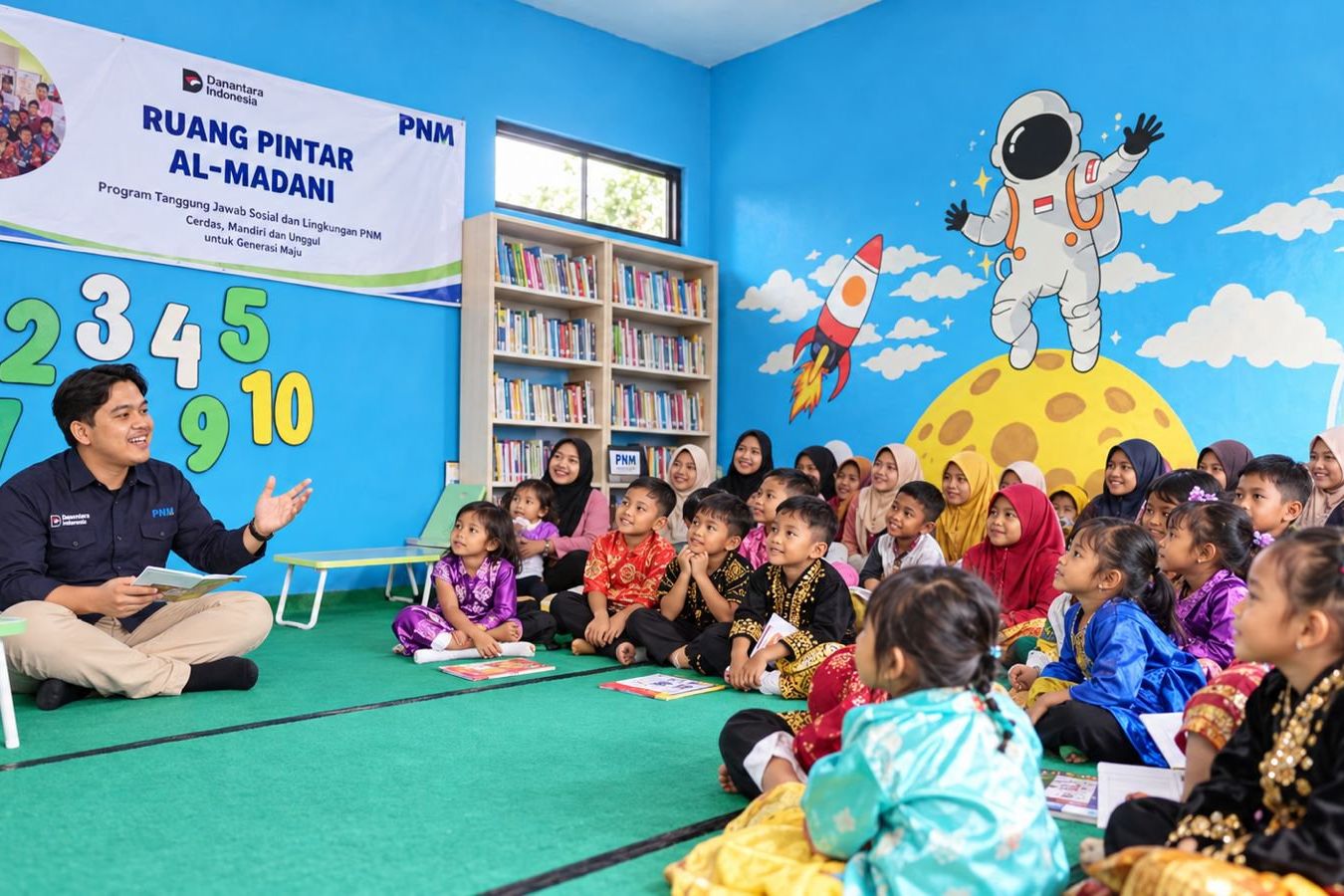 Lumbung Desa Tak Terpakai di Pacitan Disulap Jadi Ruang Pintar, 22 Anak Kini Punya Tempat Belajar