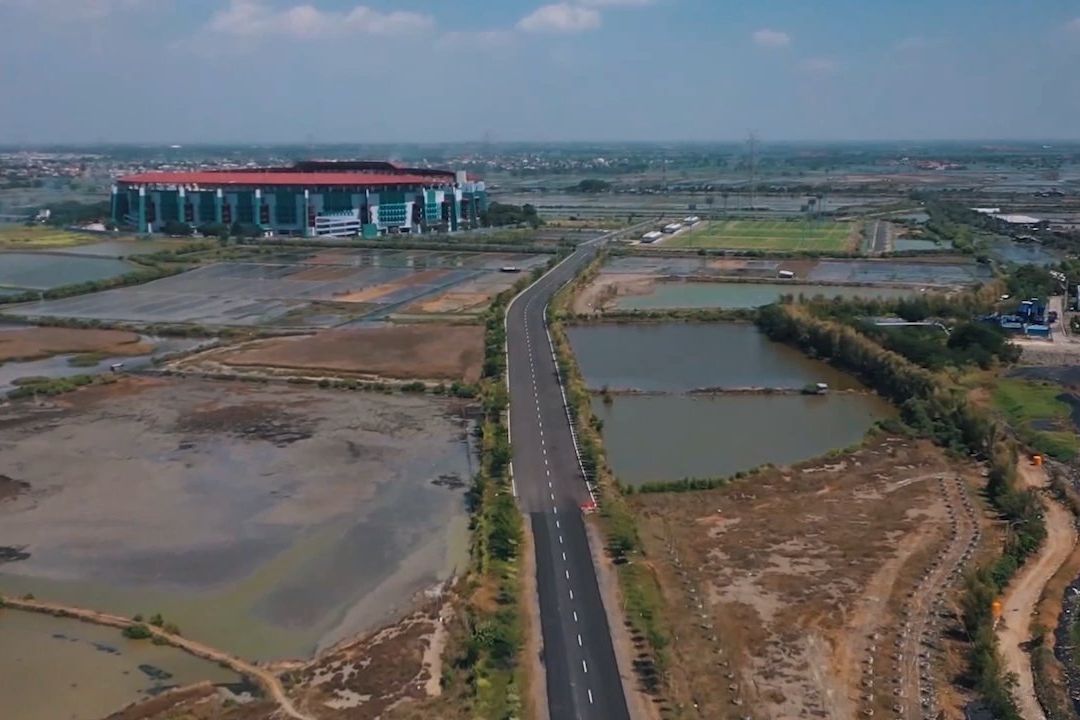 Menjelang Piala AFC U-20 2023, Pembangunan Akses Jalan Menuju GBT Dikebut 