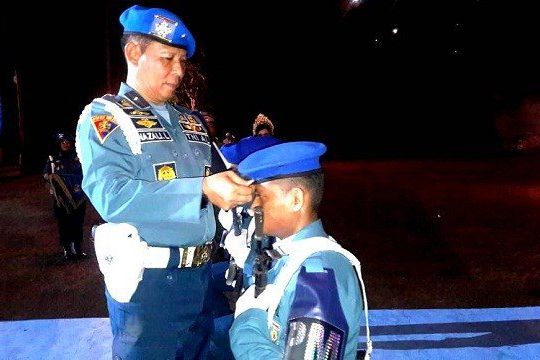 Napak Tilas Pasukan Makardi dan Pembaretan 112 Siswa Pusdikpom TNI AL