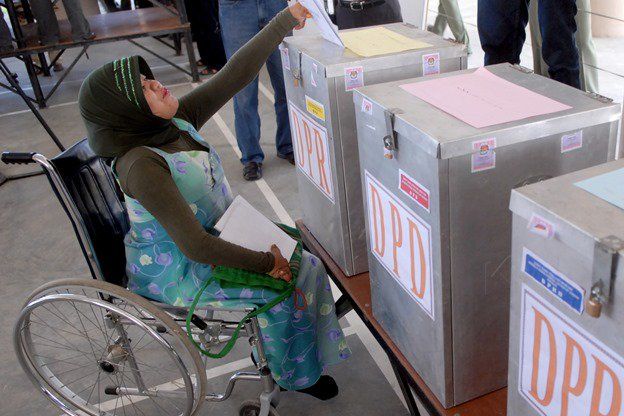 Pemilih Berkebutuhan Khusus Bertambah, Bawaslu Madiun Minta KPU Buat TPS Ramah Disabilitas