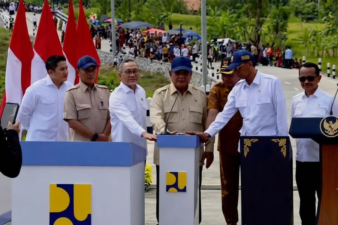 Resmikan 1.151 Km Jalan Inpres, Prabowo Tekankan Pentingnya konektivitas Antarwilayah