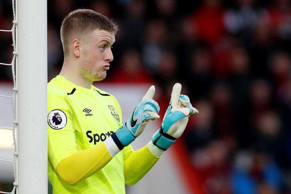 Jordan Pickford Diproyeksi Gantikan Courtois