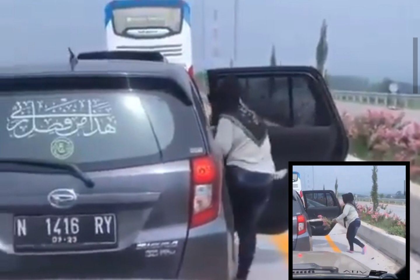 <strong>Viral, Polisi Ungkap Identitas Mobil Wanita Pencuri Bunga </strong><strong>di Tol Singosari</strong>