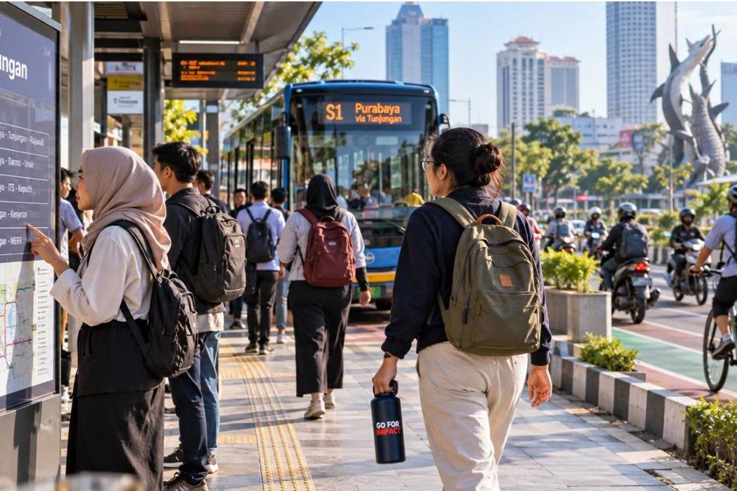 Pergi Kerja Naik Apa? Potret Komuter Jawa Timur
