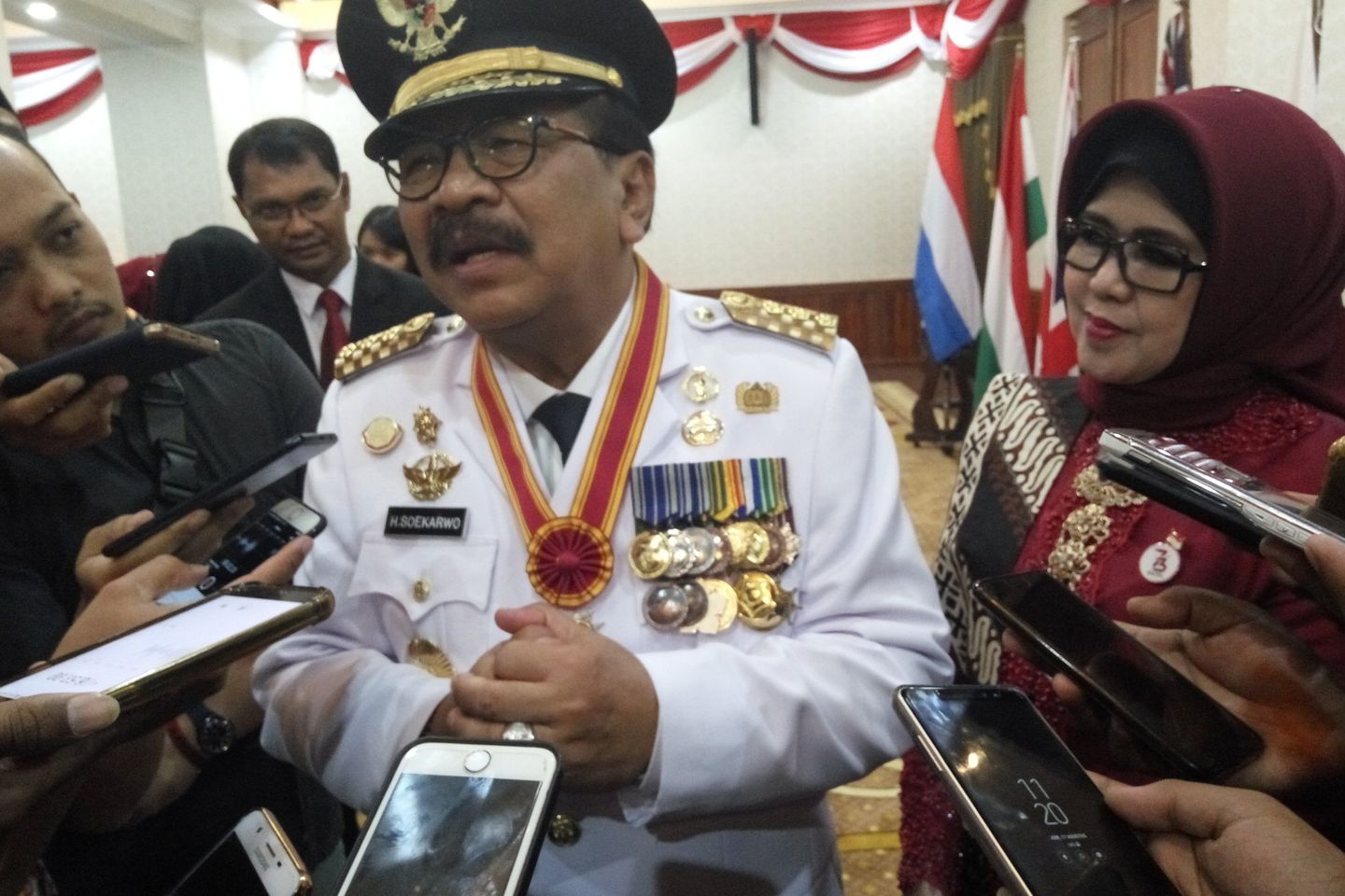 Soekarwo Bahas Kota Malang Bareng Pimpinan Parpol