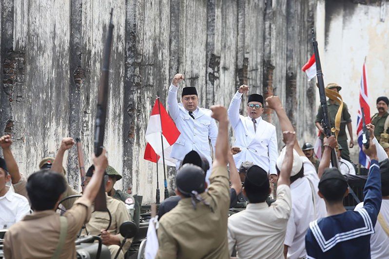 Perankan Soekarno, Walkot Eri: Kehadiran Presiden RI ke Surabaya Bentuk Pengakuan