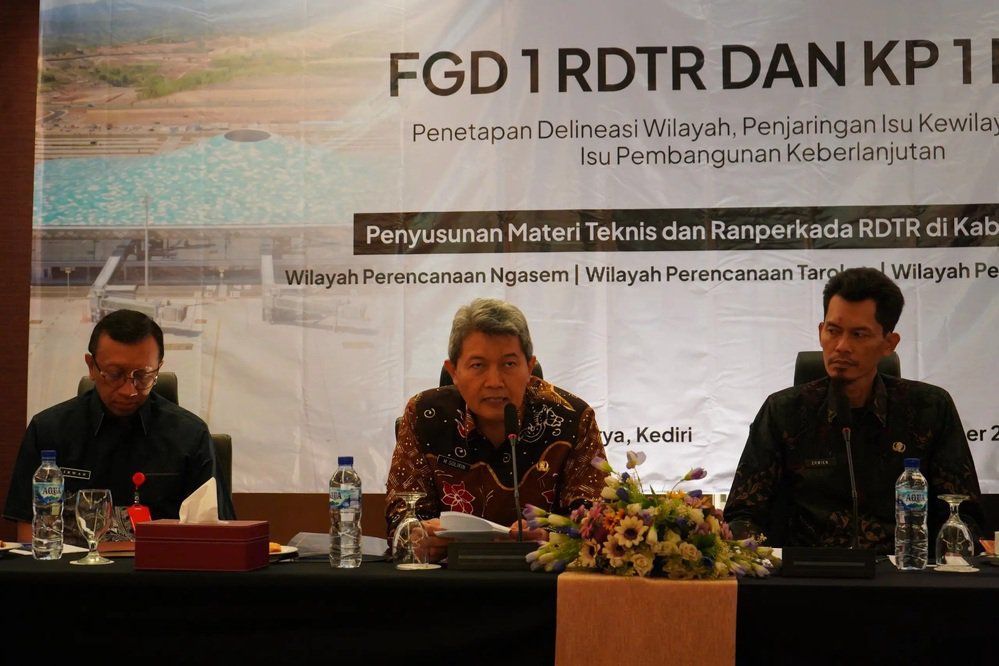 Pemkab Kediri Matangkan Tata Ruang Tiga Wilayah Strategis