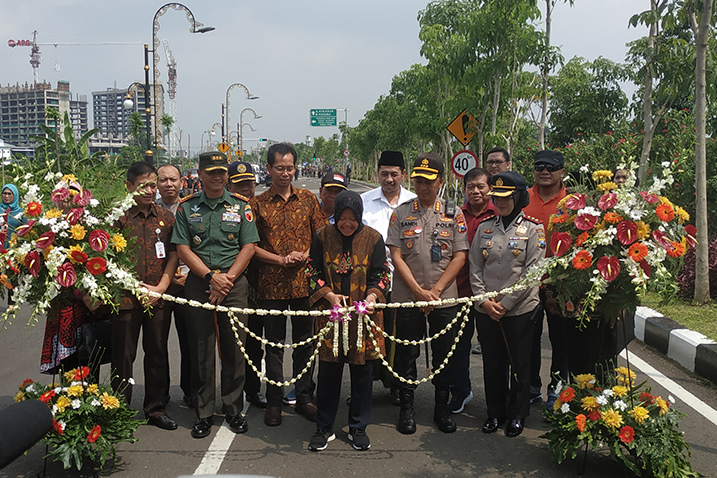 MERR Resmi Dibuka, Risma Berikan Alasan Tidak Ingin Ada Jalan Tol