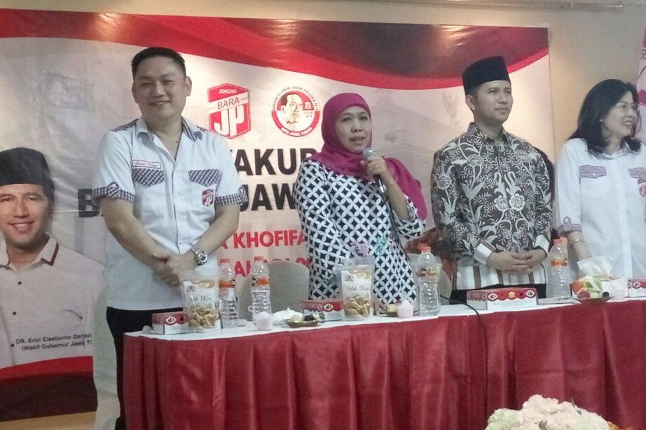 Jokowi Kumpulkan Relawan Pemenangan Pilpres di Makassar