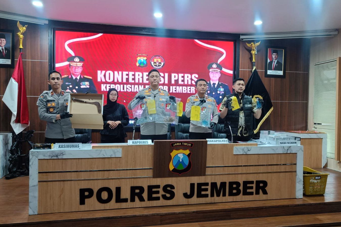 Jaringan Curanmor di Jember Diungkap, Residivis asal Sumberbaru Dibekuk