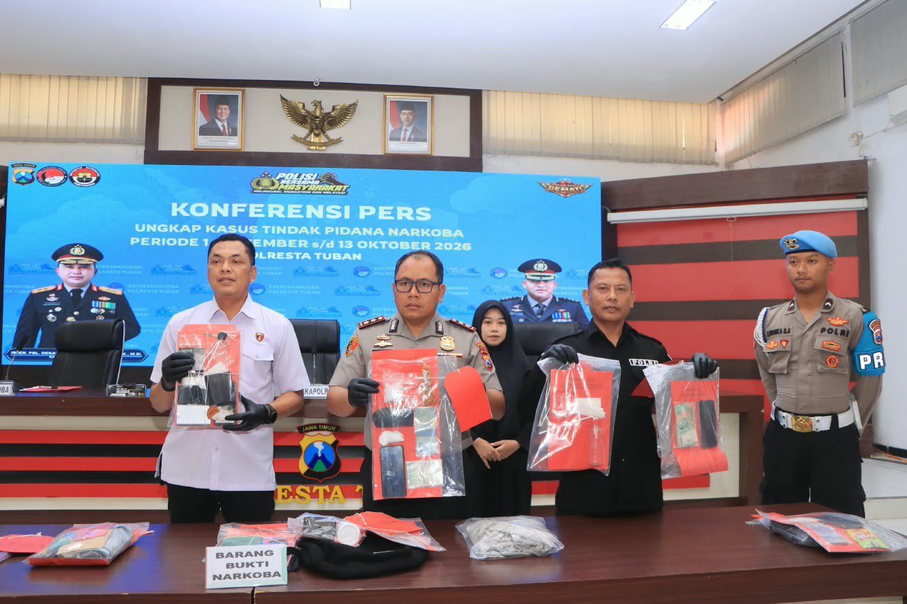 Alasan Polresta Tuban Terapkan Restorative Justice pada Empat Tersangka Narkoba