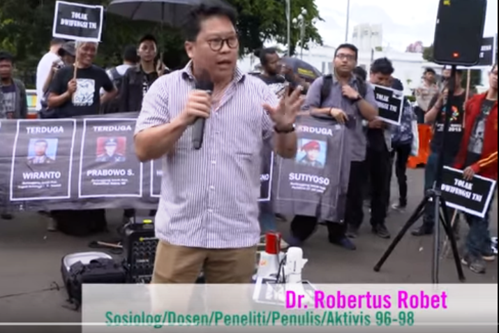 Dituduh Menghina TNI, Ini Penjelasan Robertus Robet