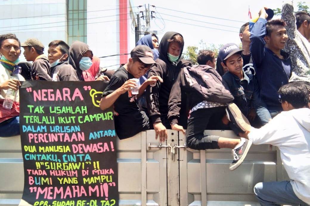 Ada Pelajar Dalam Aksi Mahasiswa di Surabaya