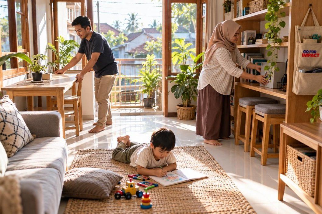 Rumah Kecil Bisa Terasa Lega Tanpa Renovasi