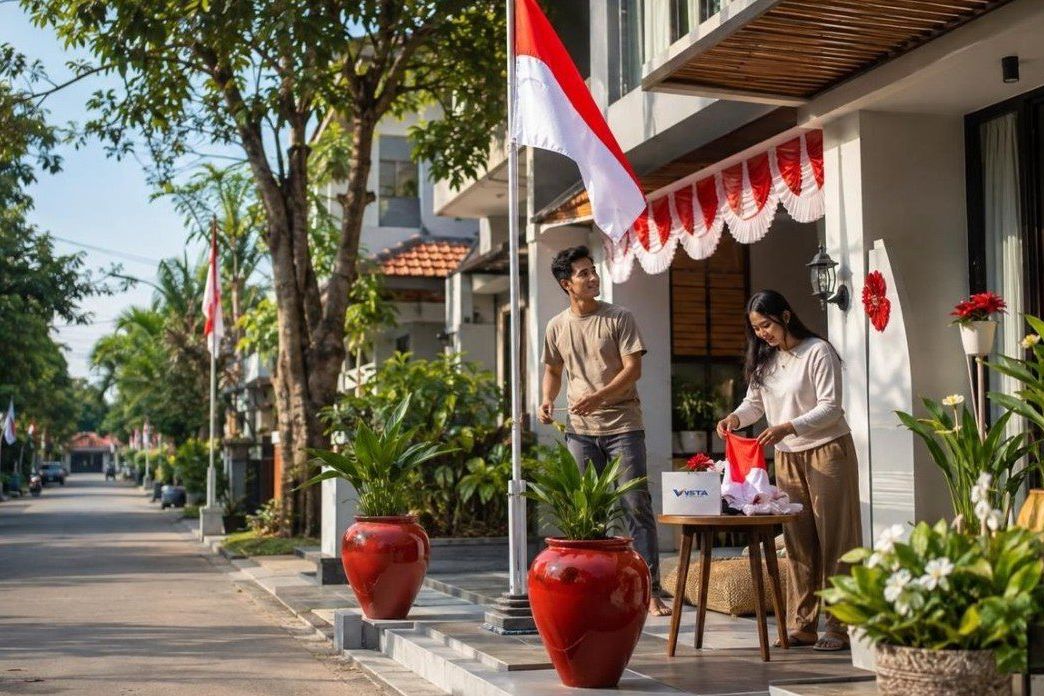 Ide Dekorasi Merah Putih untuk Rumah yang Tetap Elegan