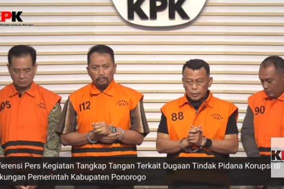 PascaOTT KPK di Ponorogo, Bupati Sugiri Sancoko Ditetapkan jadi Tersangka