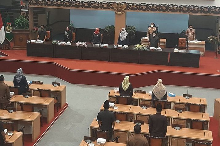 DPRD Kabupaten Mojokerto Gelar Paripurna Penyampaian LKPJ Bupati Mojokerto Tahun 2021