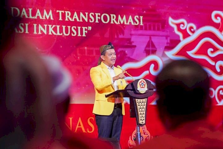 Rakernas SOKSI 2026 Dorong Bahlil Dua Periode Pimpin Golkar