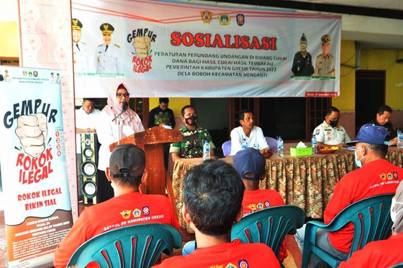 Pemda Gresik Gencar Kampanye dan Sosialisasikan DBH CHT