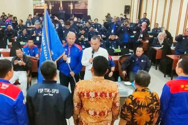 Tidak Lagi Ada Dualisme, Mashudi Kembali Nahkodai SP TSK-SPSI Jatim