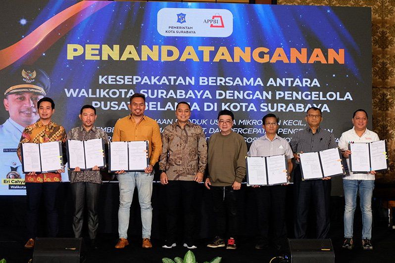 Entaskan Kemiskinan dan Pengangguran, Walkot Eri Jalin Kerjasama dengan 32 Pengelola Pusat Belanja