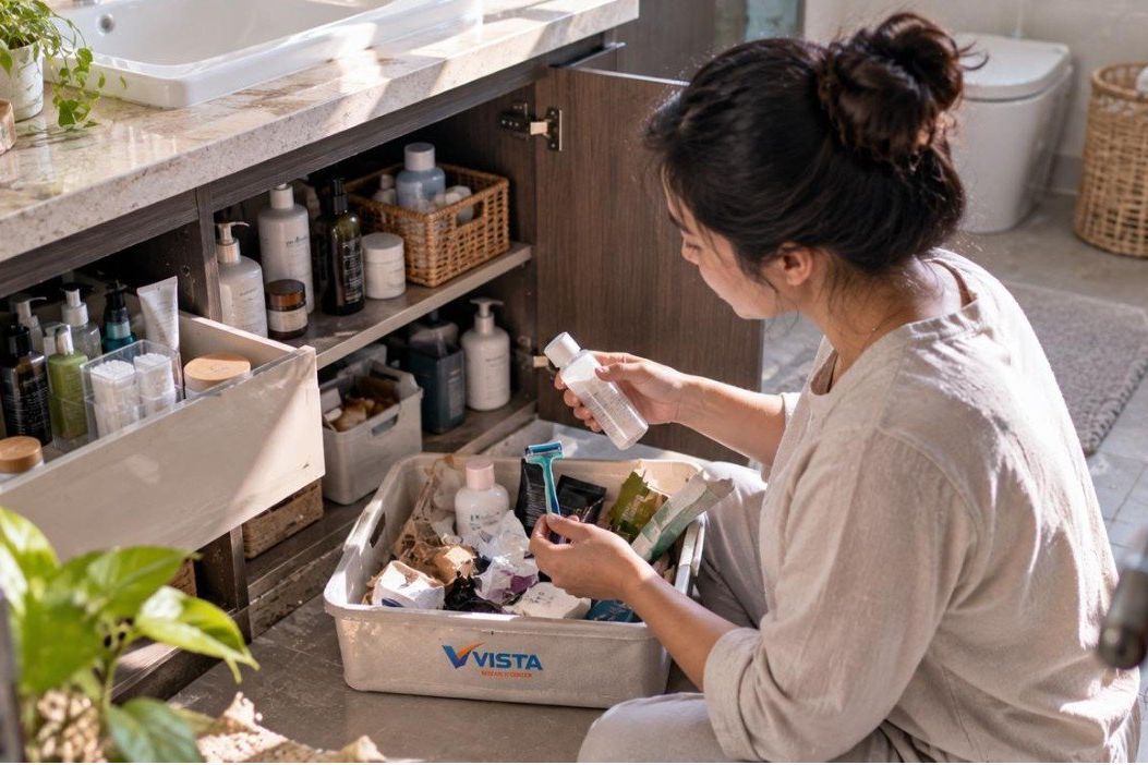 Barang Tak Perlu Lama Disimpan di Kamar Mandi